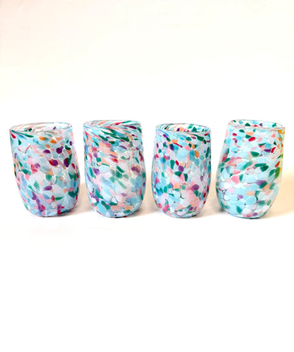 Handblown Glass Tumbler - Mermaid