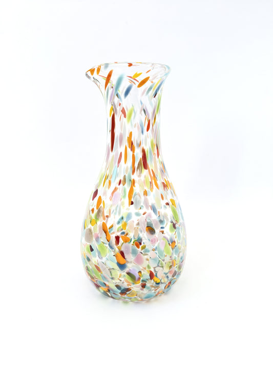 Handblown Glass Carafe - New Waterlily (23717)
