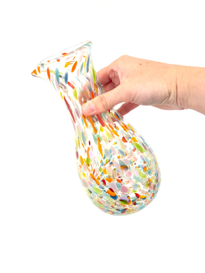 Handblown Glass Carafe - New Waterlily (23717)