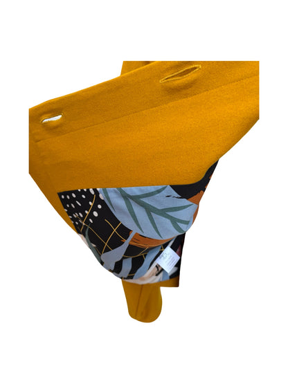 "Ava" Wool Blend Jacket - Yellow Mustard