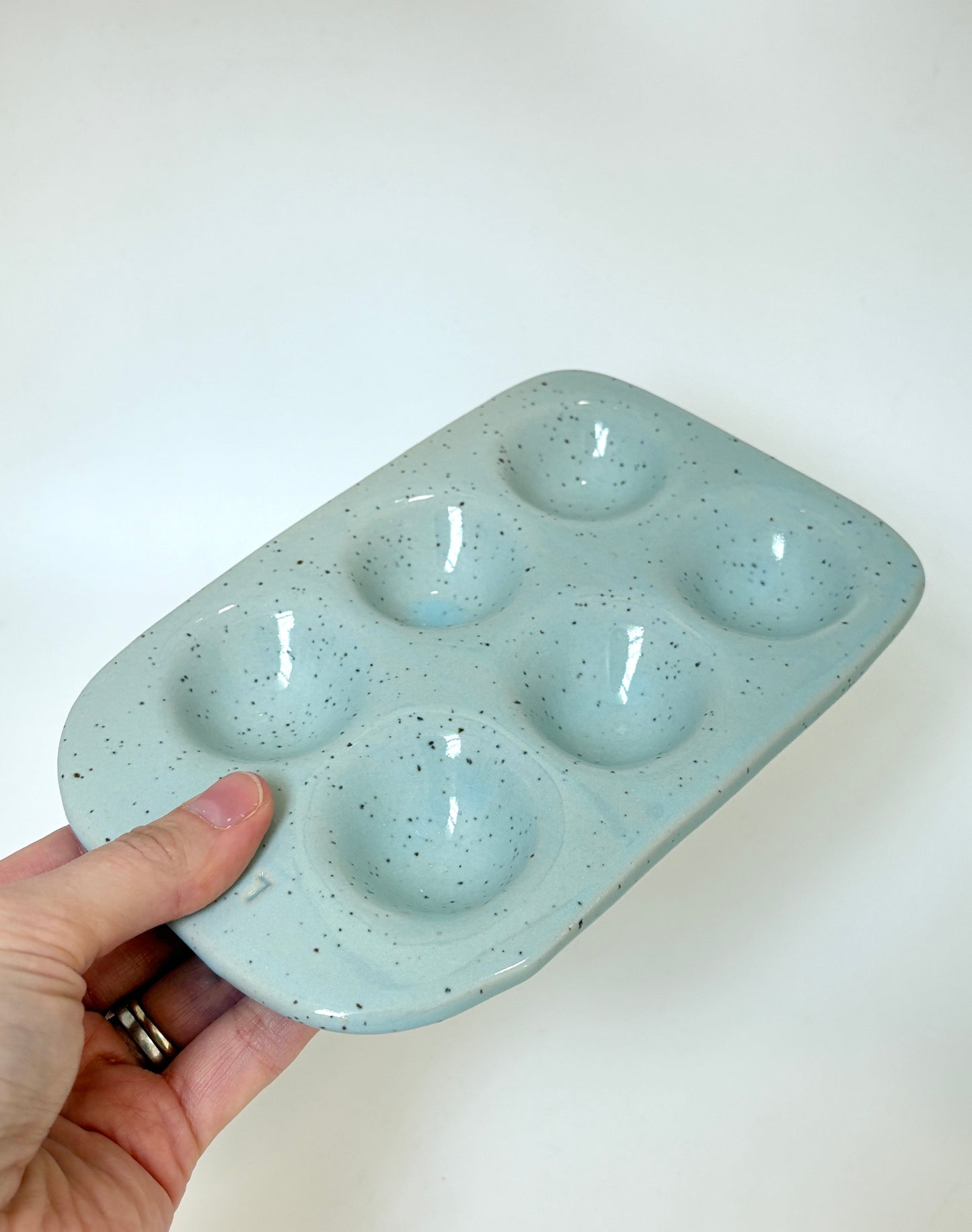 Ceramic Egg Tray - Blue