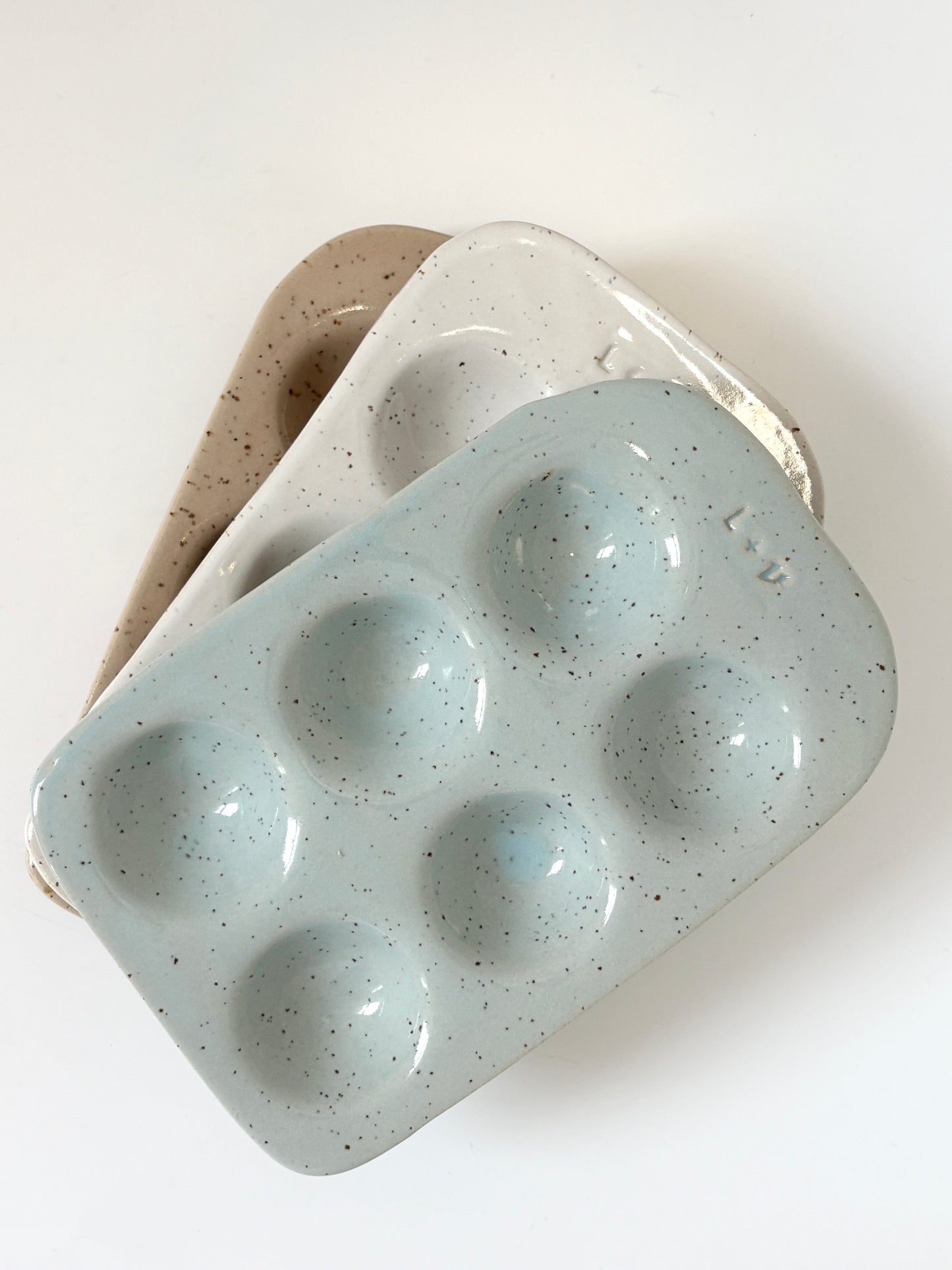 Ceramic Egg Tray - Blue