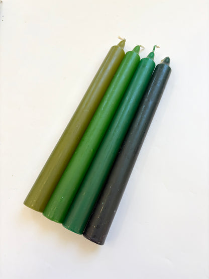 Citrus Green Coloured Candle - 240mm