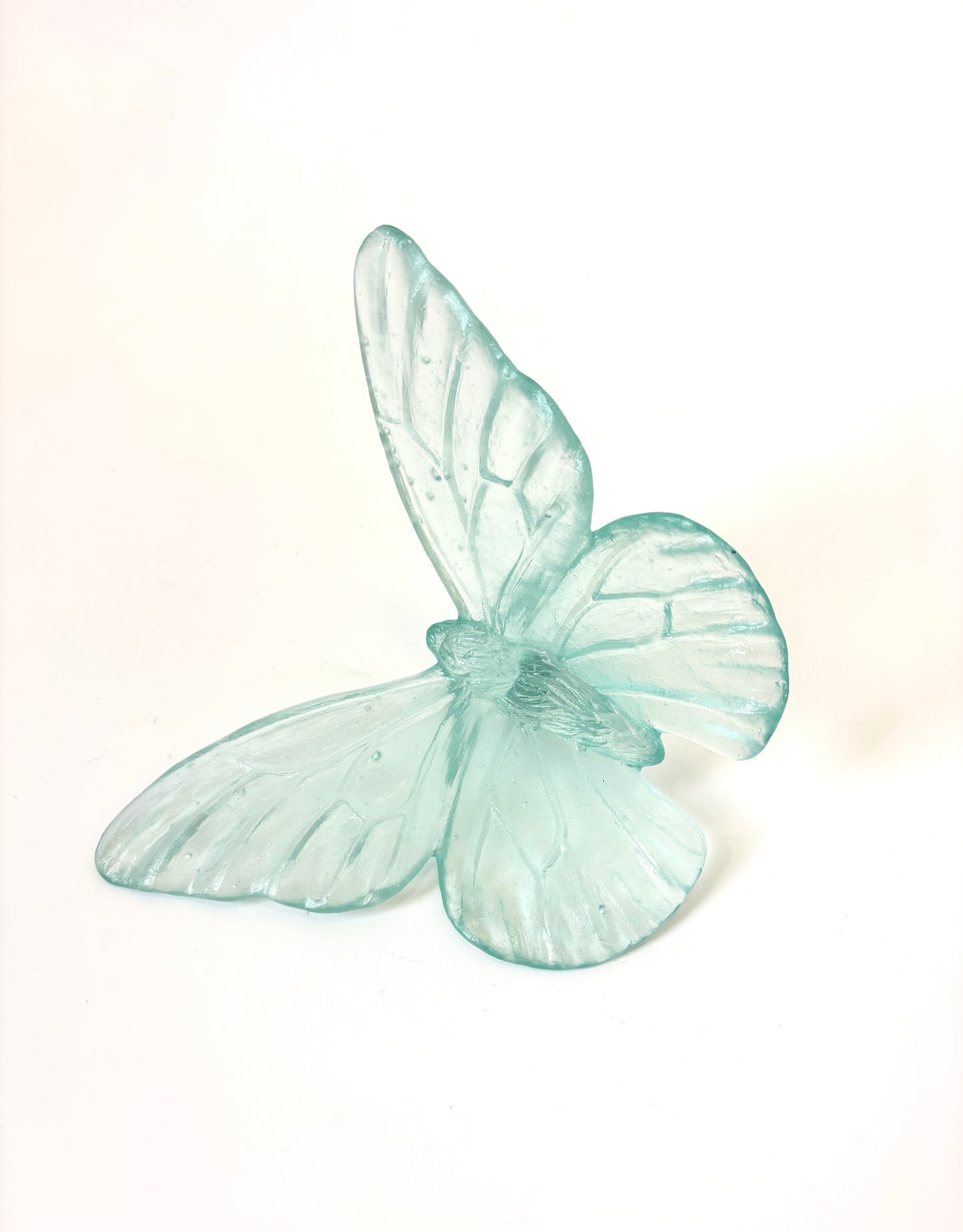 Pale Jade Monarch Glass Butterfly Artwork - Classic - by Luke Jacomb