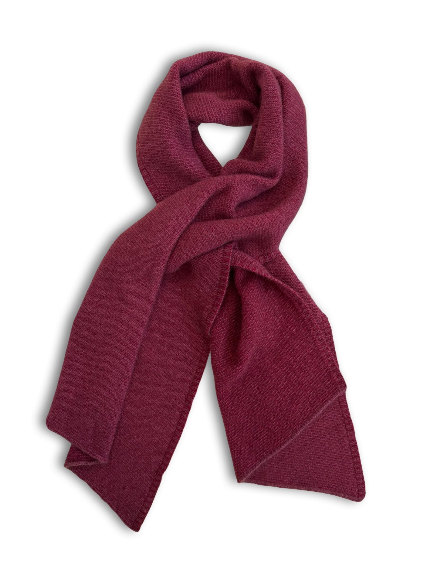 Bias Scarf Possum Merino - Orchid/Raspberry