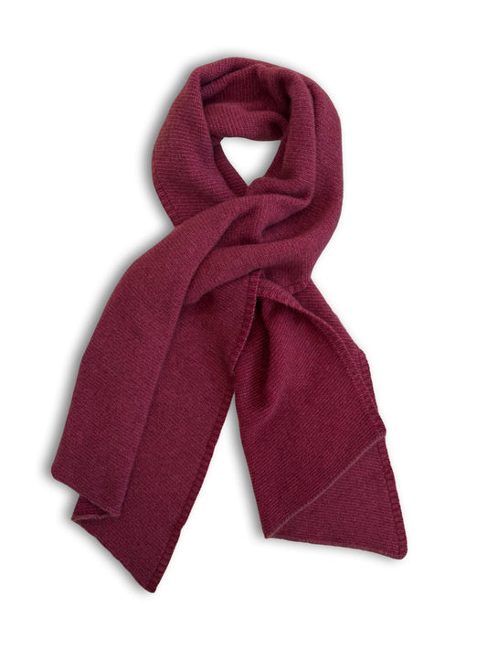 Bias Scarf Possum Merino - Orchid/Raspberry