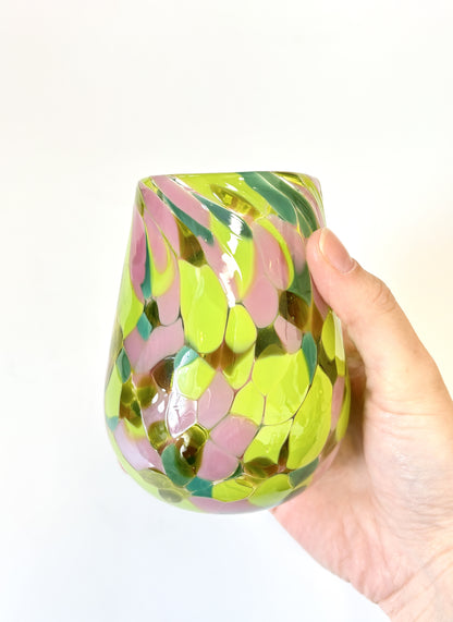 Handblown Glass Tumbler - 'Watermelon' edition