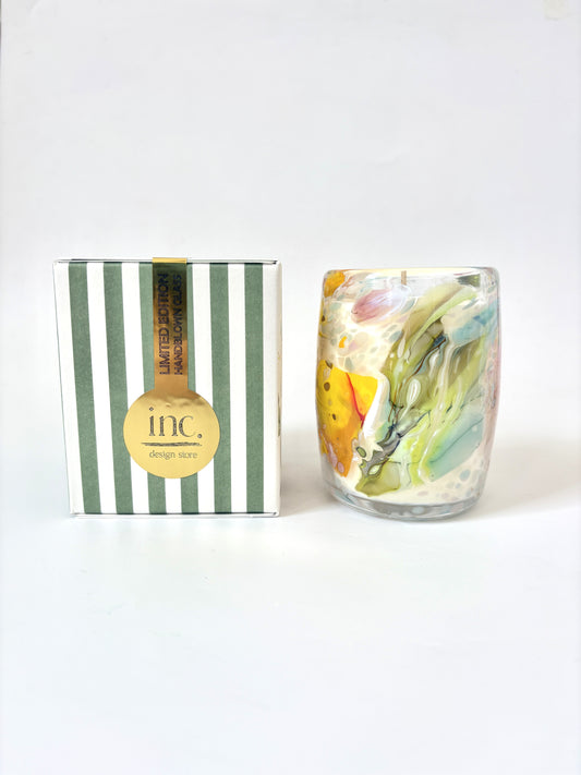 Special Edition Fig Scented Candle by George & Edi in Grinter Glass Tumbler