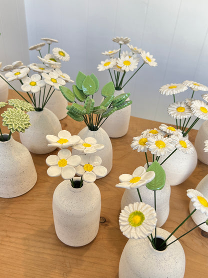 Handmade Ceramic Bud Vase - assorted shapes