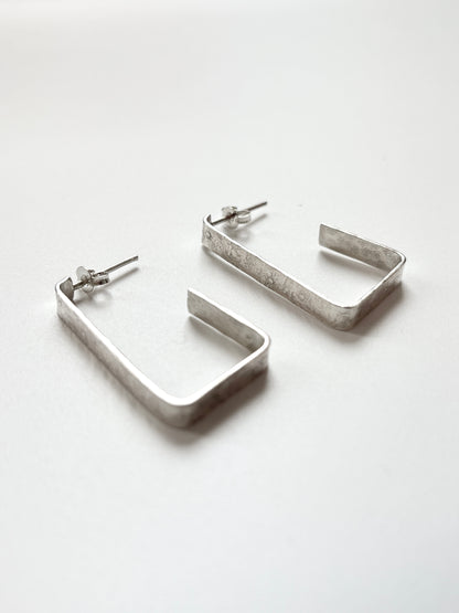 Geo Shaped Textured Earrings