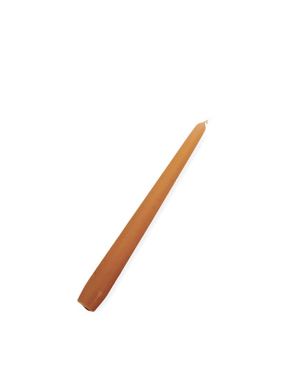 Almond Venetian Tapered Candle - 250mm
