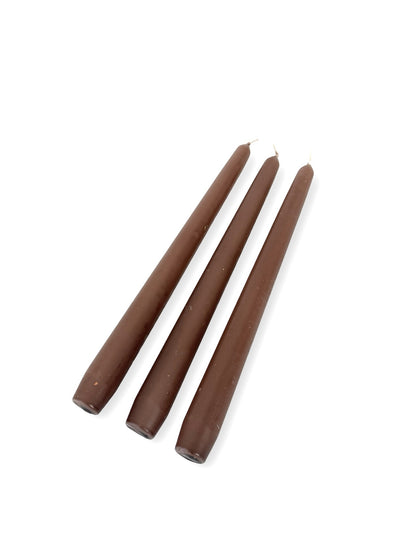 Mocha Venetian Tapered Candle - 250mm