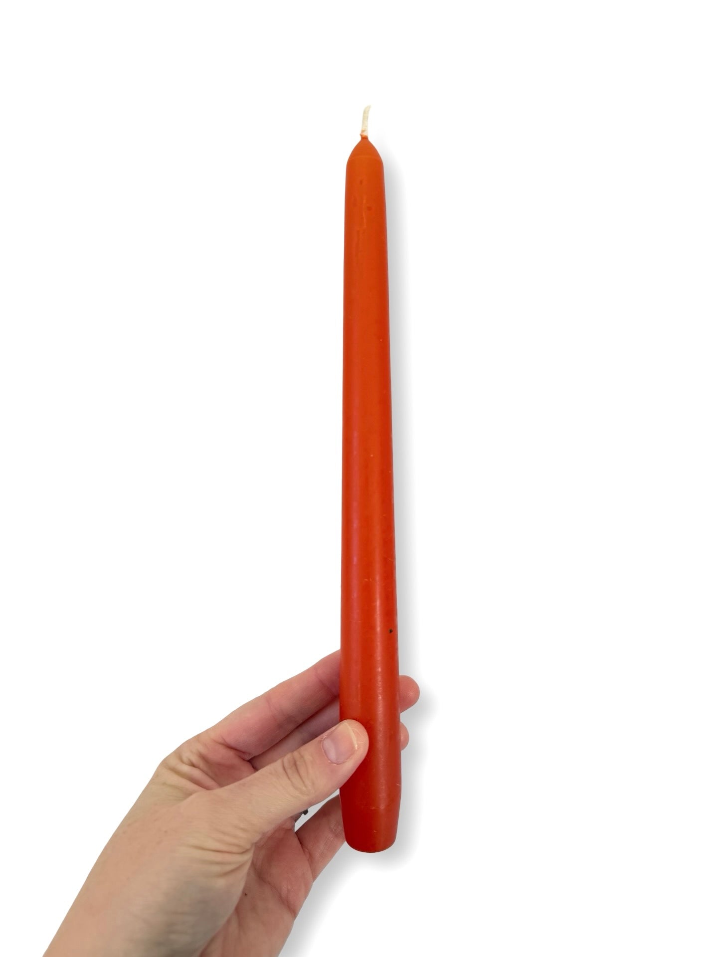 Burnt Orange Venetian Tapered Candle - 250mm
