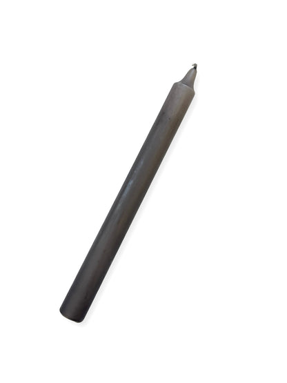 Stone Grey Coloured Candle - 240mm