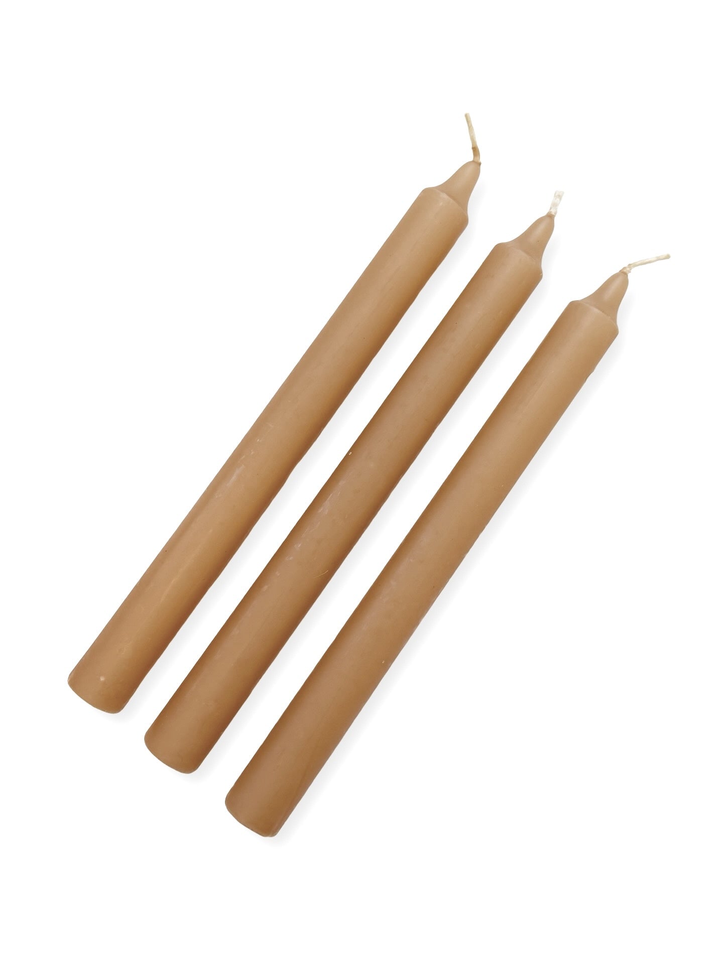 Almond Coloured Candle - 240mm