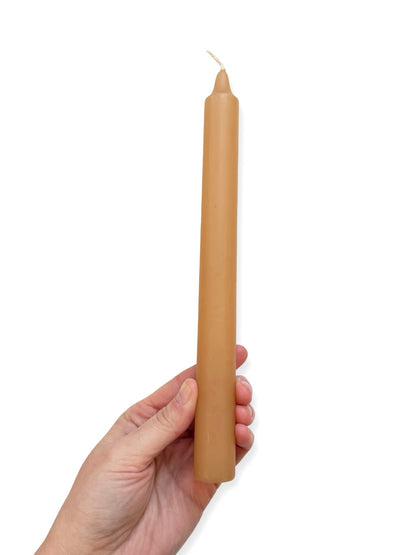 Almond Coloured Candle - 240mm