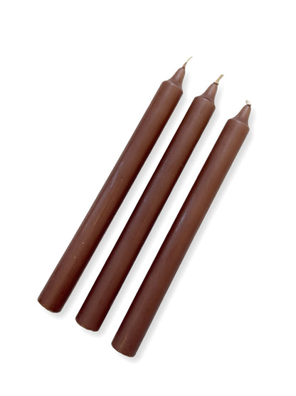 Mocha Coloured Candle - 240mm