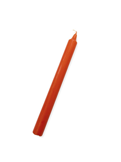 Burnt Orange Coloured Candle - 240mm