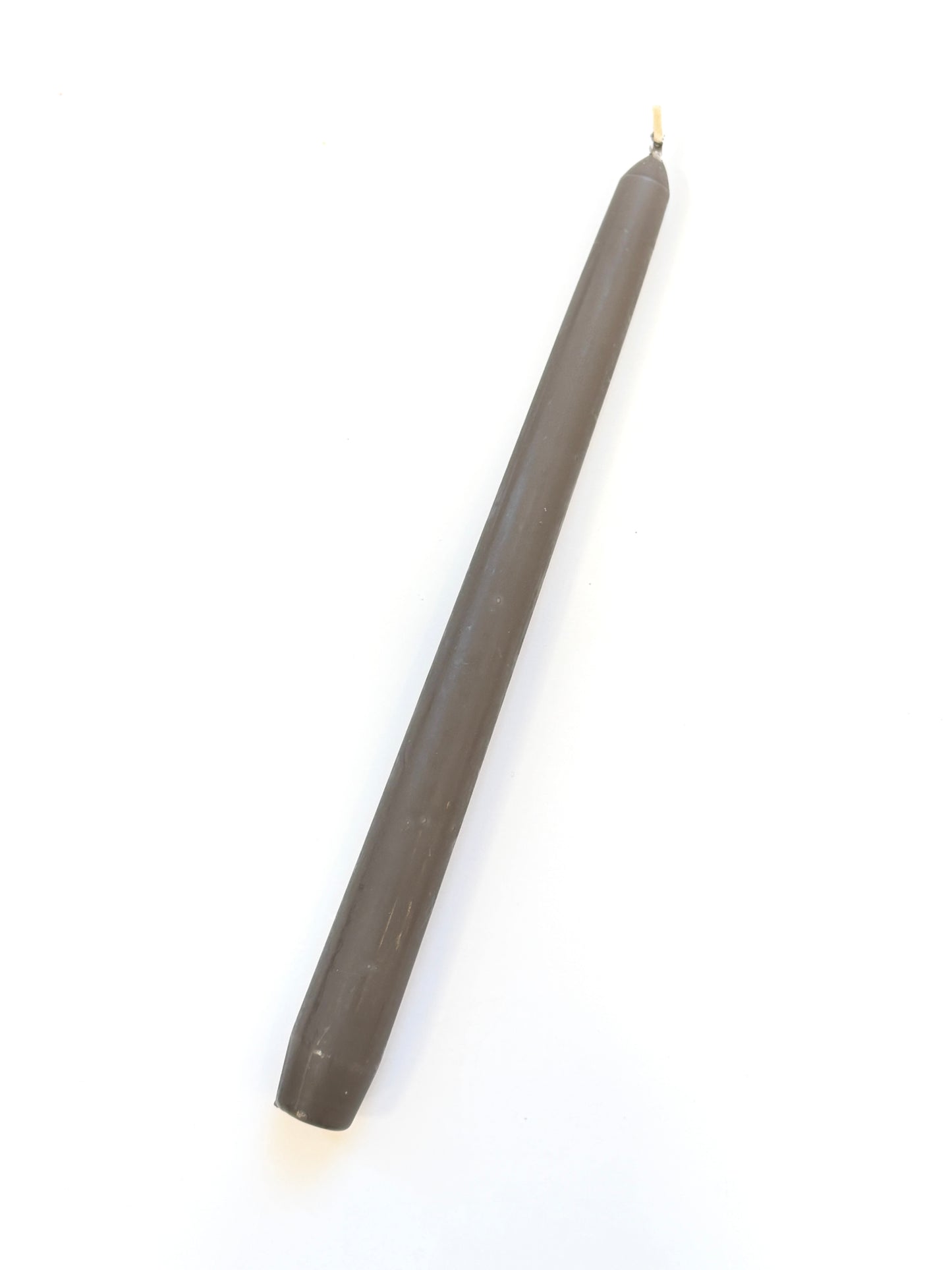 Stone Grey Venetian Tapered Candle - 250mm