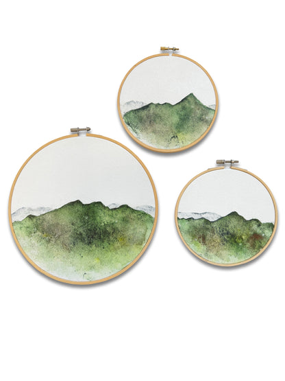 Landscape, Round - Medium - "Folding Light"