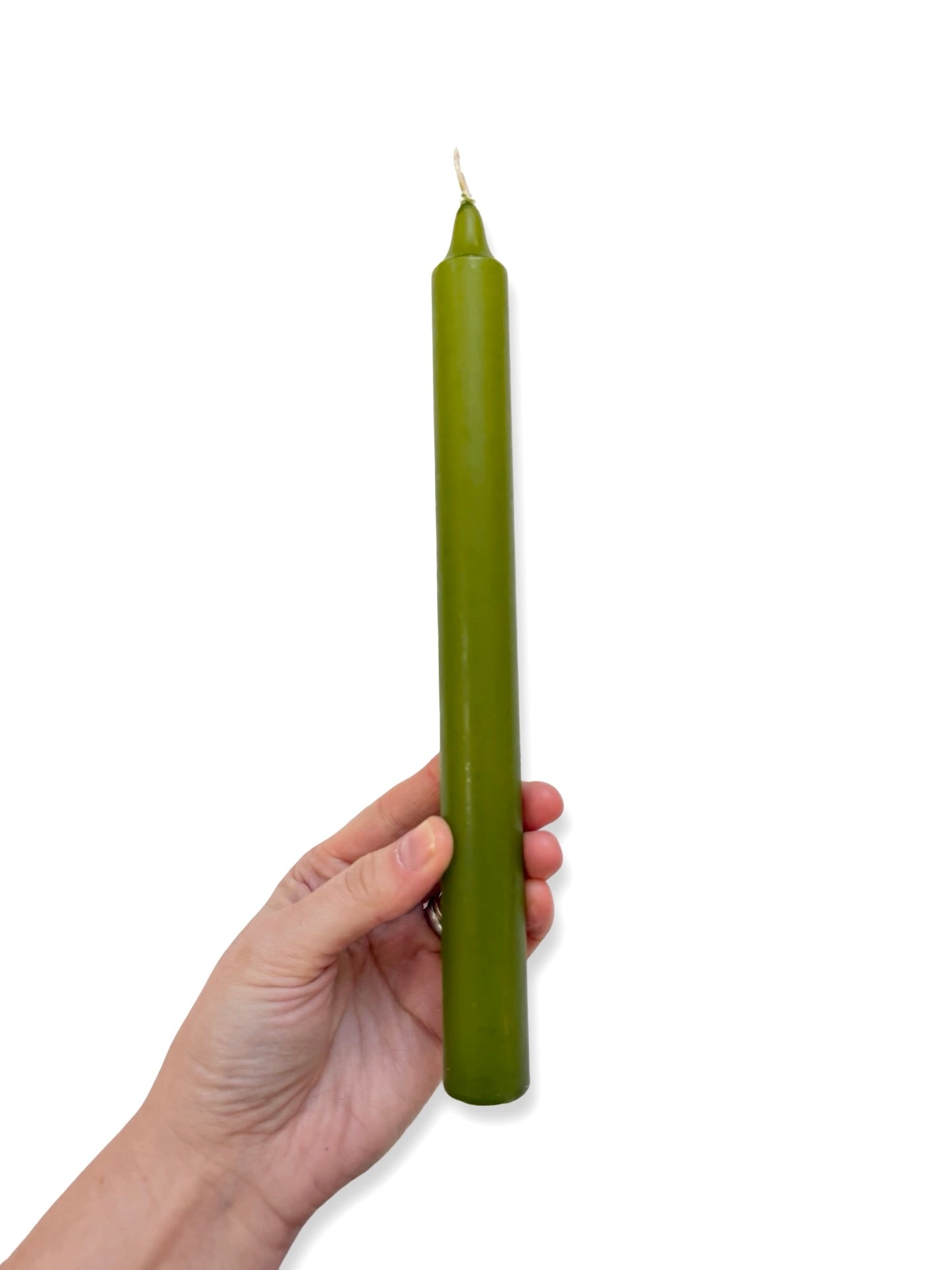 Pistachio Coloured Candle - 240mm