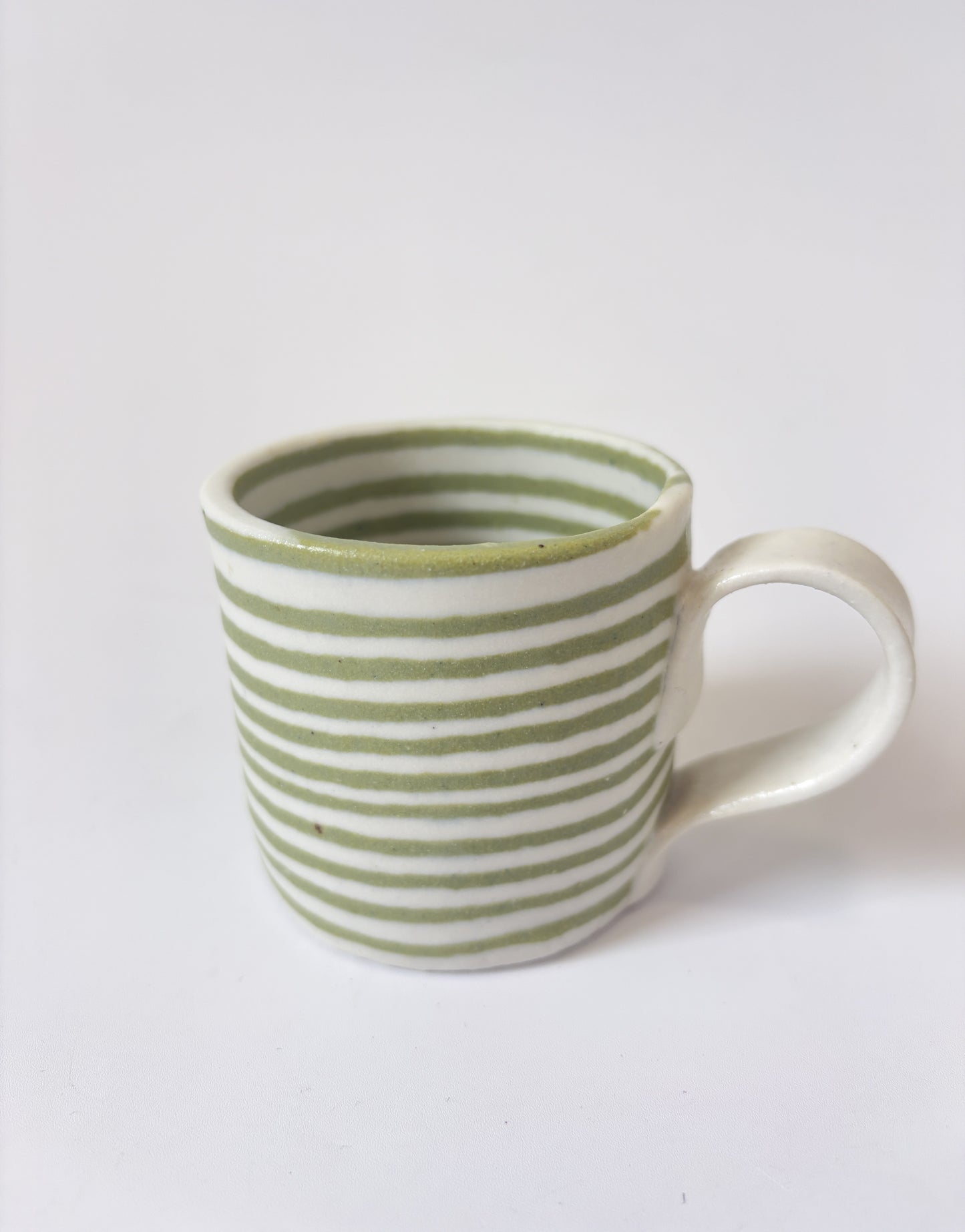 Ceramic Nerikomi Mug - Small - Light Green