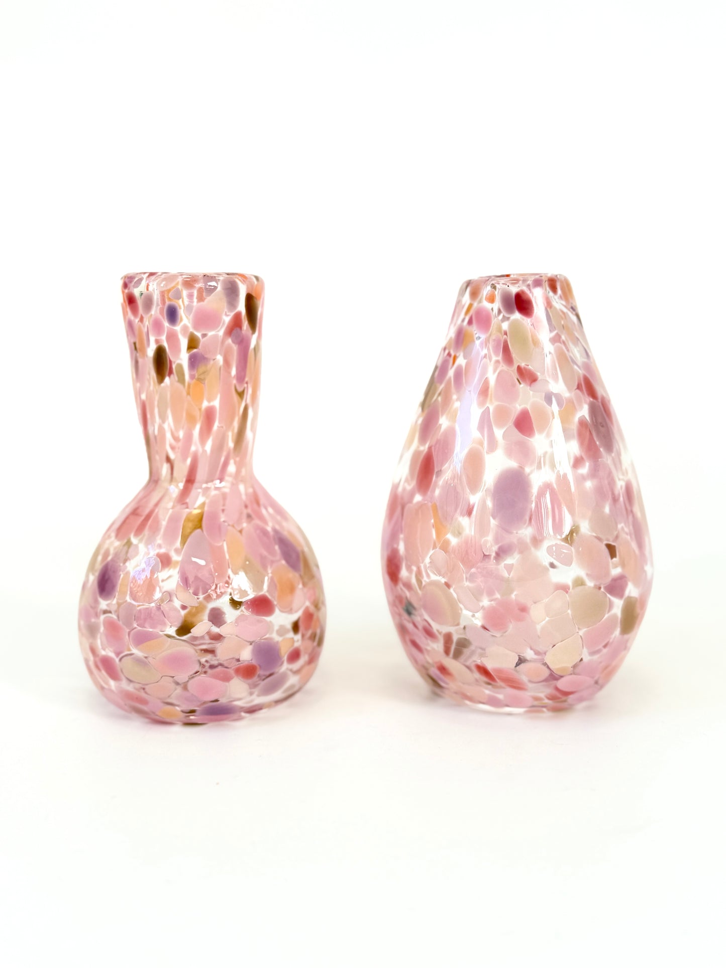 Handblown Glass Diffuser Vase - Coral