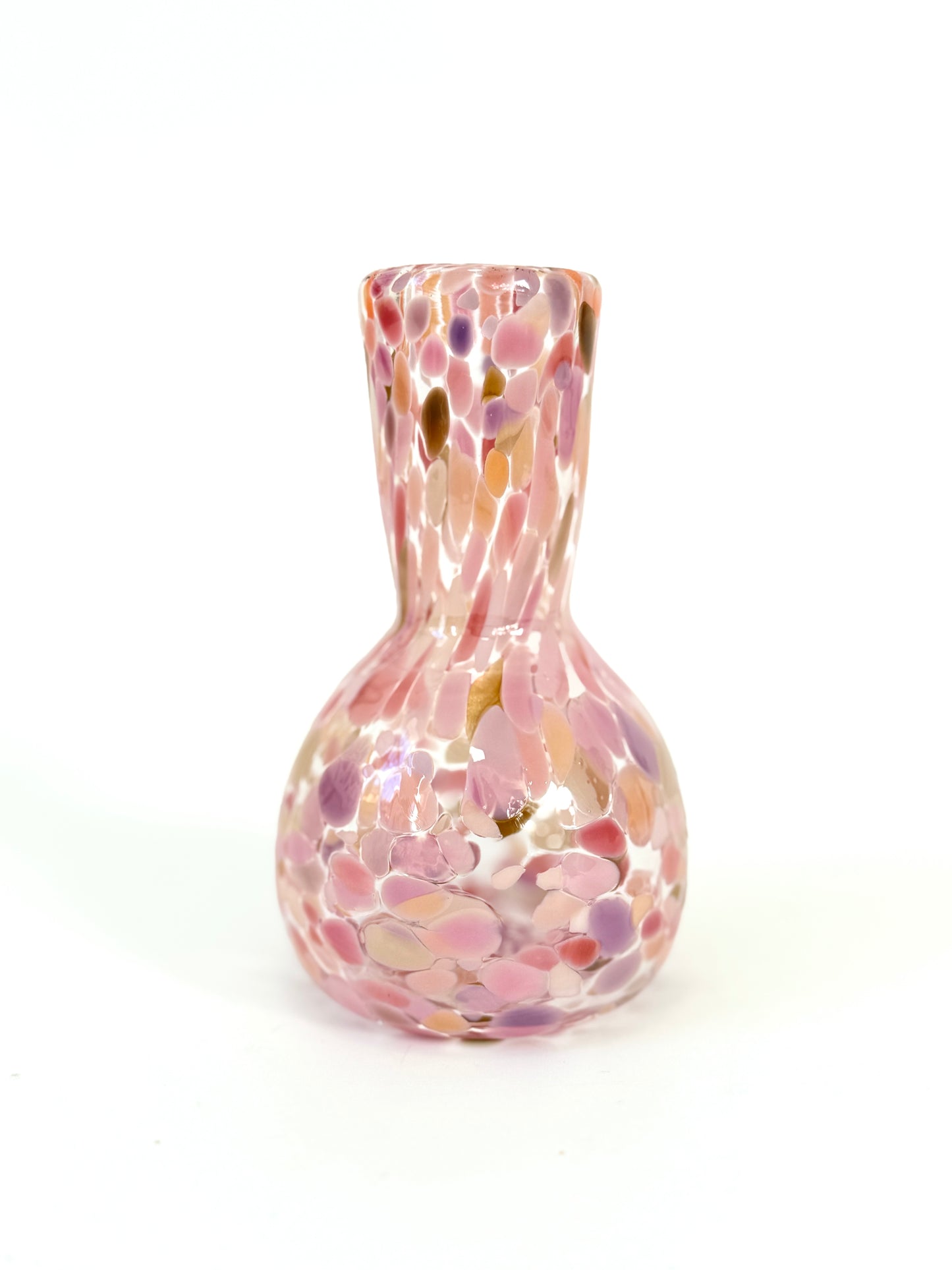 Handblown Glass Diffuser Vase - Coral