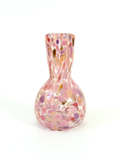 Handblown Glass Diffuser Vase - Coral