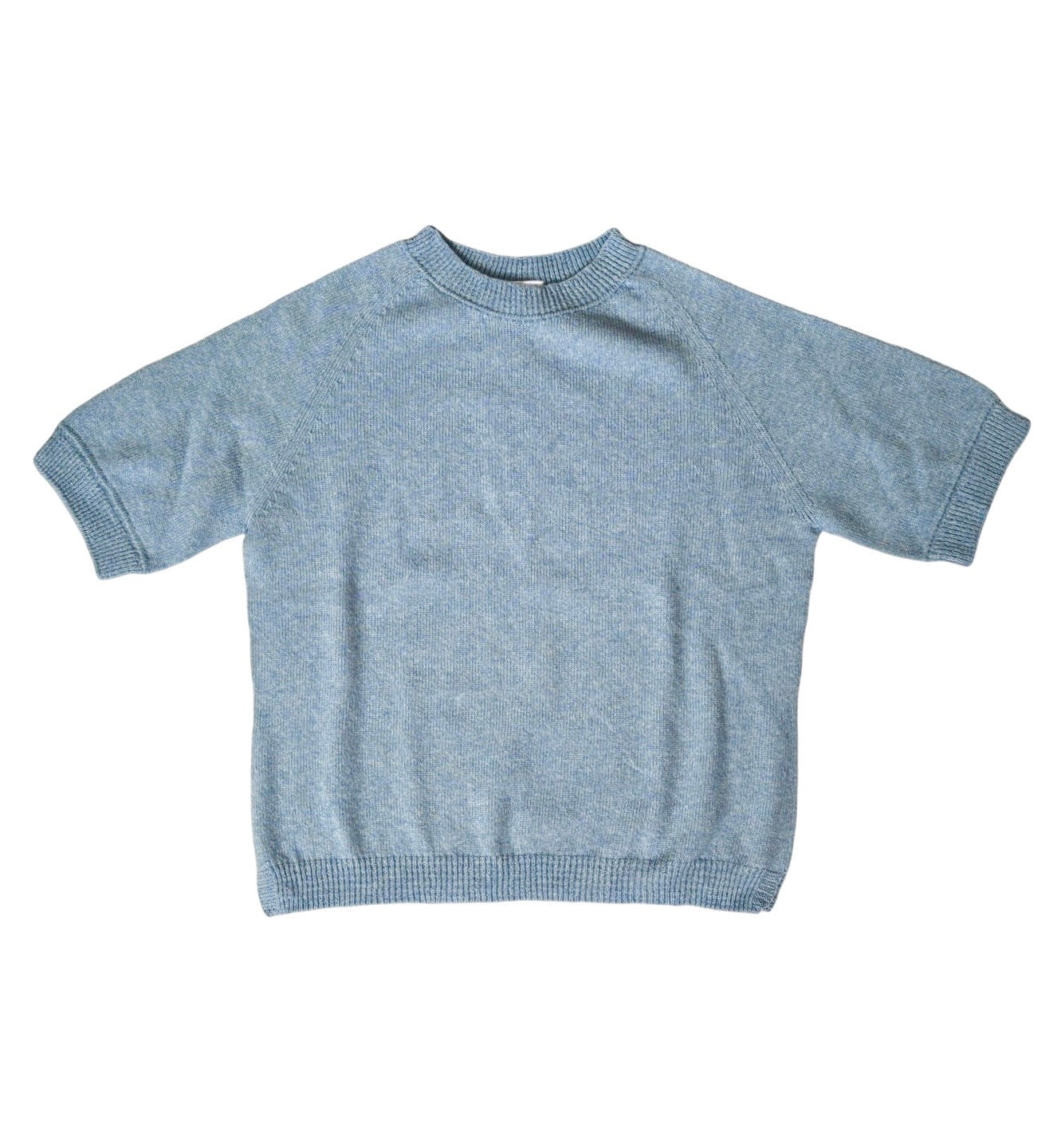 Cotton/Merino blend  "Hansa" Tee - Sky