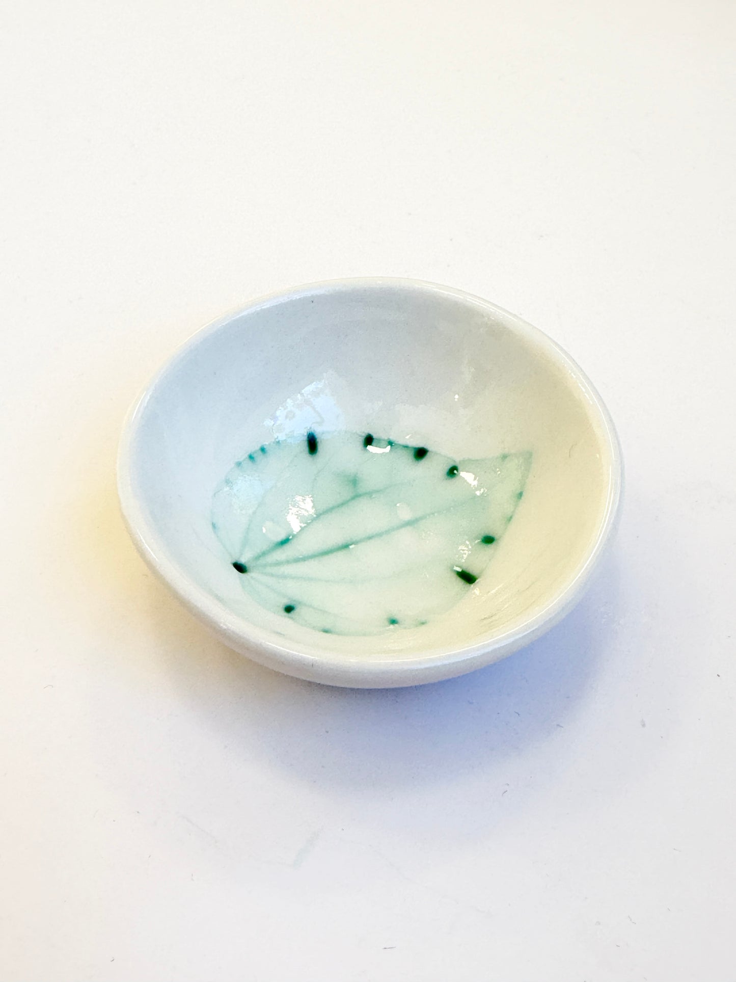Porcelain Leaf Dish - assorted prints
