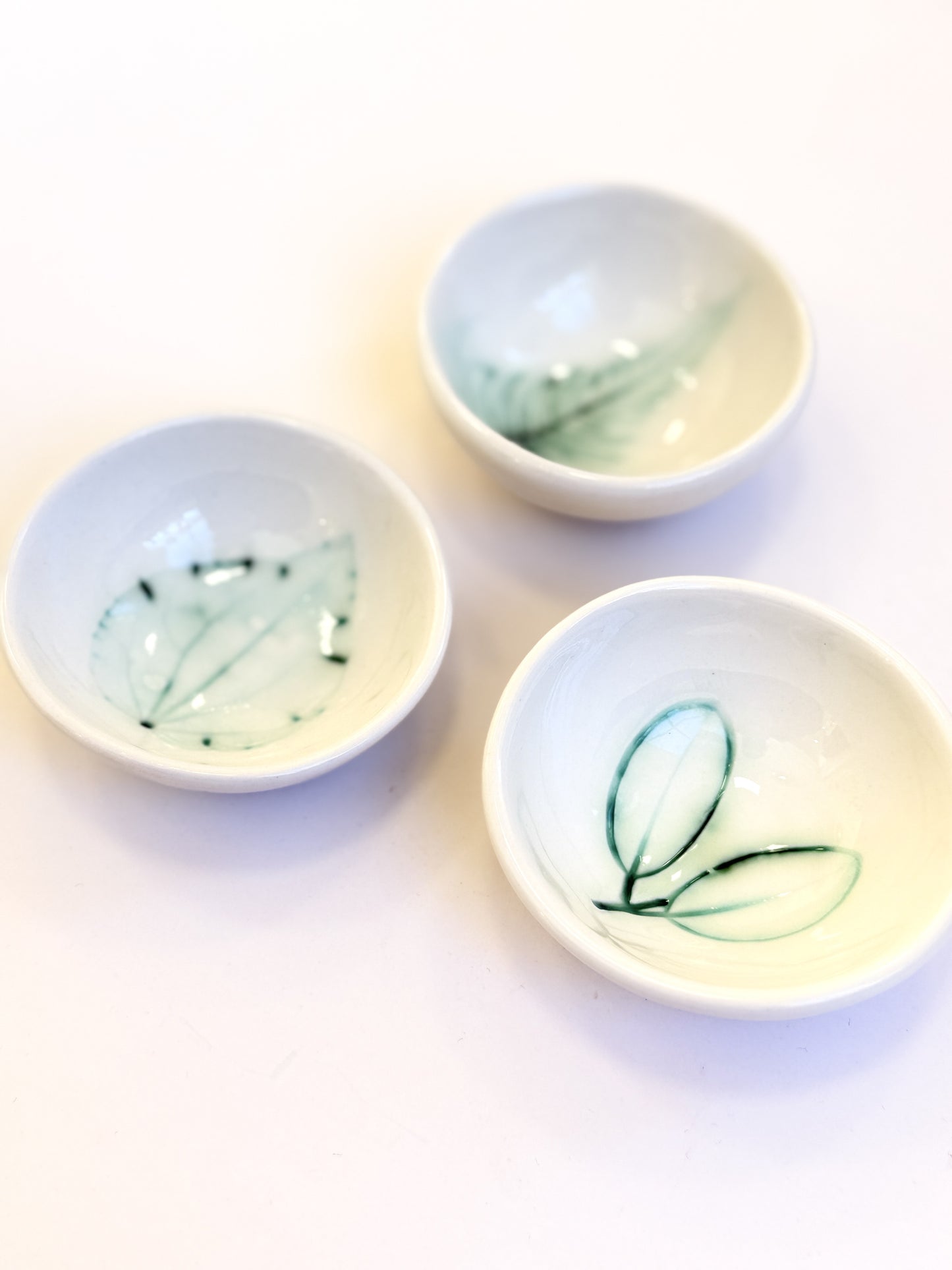 Porcelain Leaf Dish - assorted prints