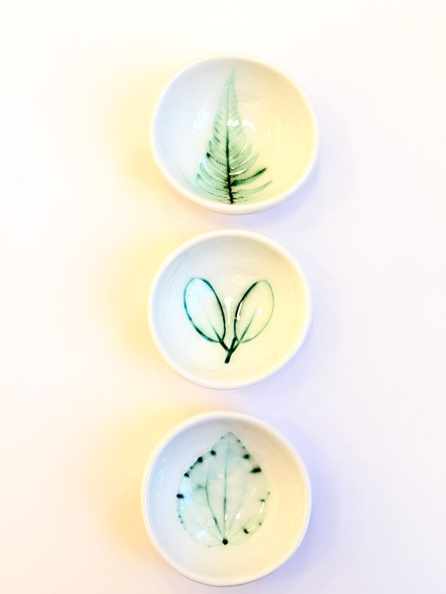 Porcelain Leaf Dish - assorted prints