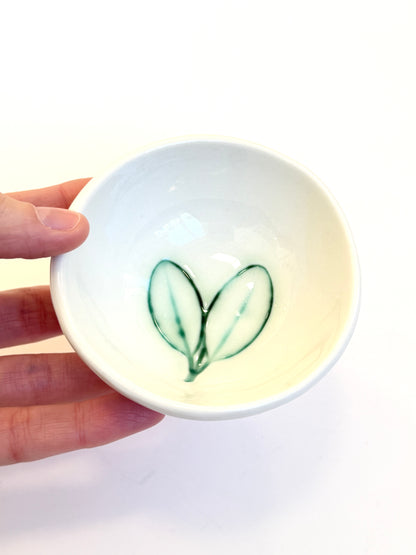 Porcelain Leaf Dish - assorted prints
