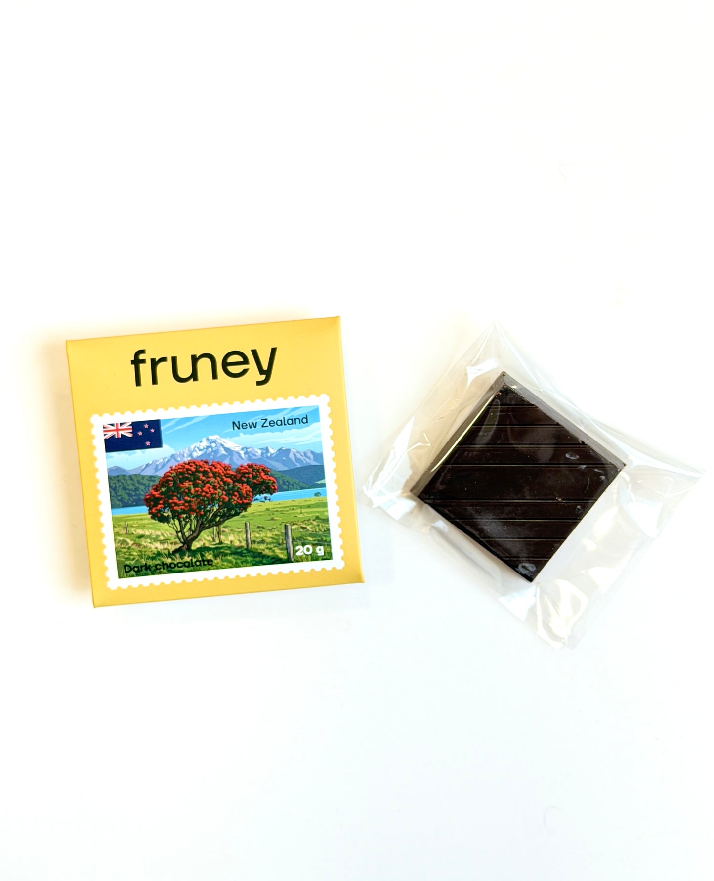 Dark Chocolate New Zealand Stamp chocolate