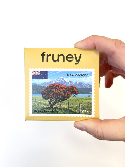Dark Chocolate New Zealand Stamp chocolate