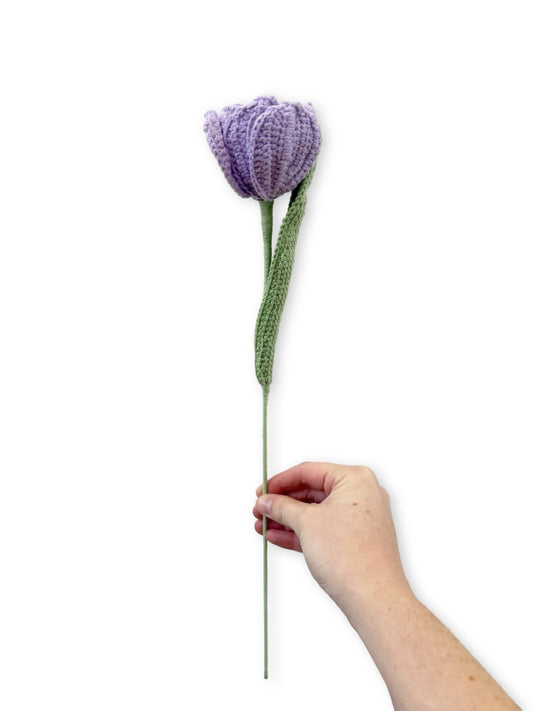 Crochet Tulip - Purple