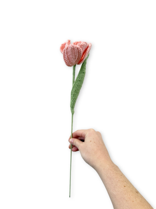 Crochet Tulip - Pink