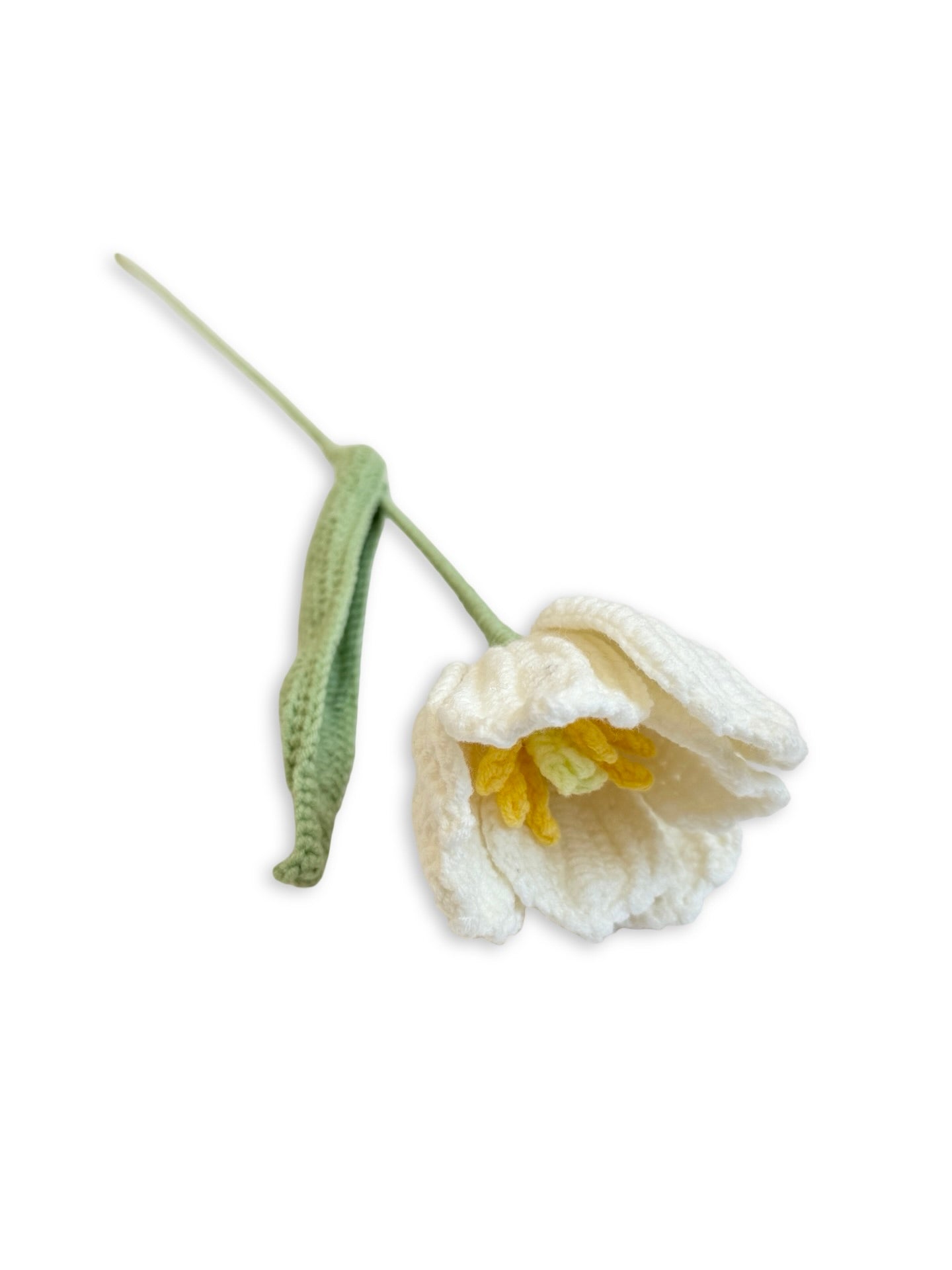 Crochet Tulip - White