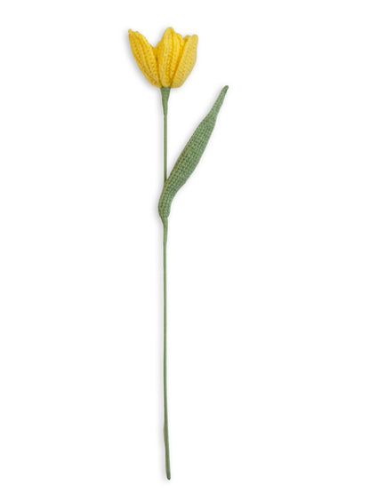 Crochet Tulip - Yellow