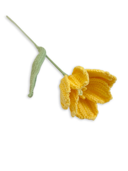 Crochet Tulip - Yellow