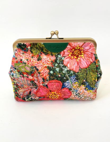 'Bella' Velvet Large Clutch Bag by Fleur Woods