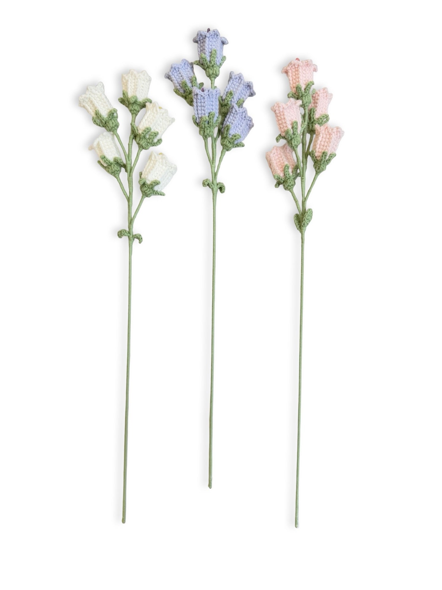 Crochet Canterbury Bells - White