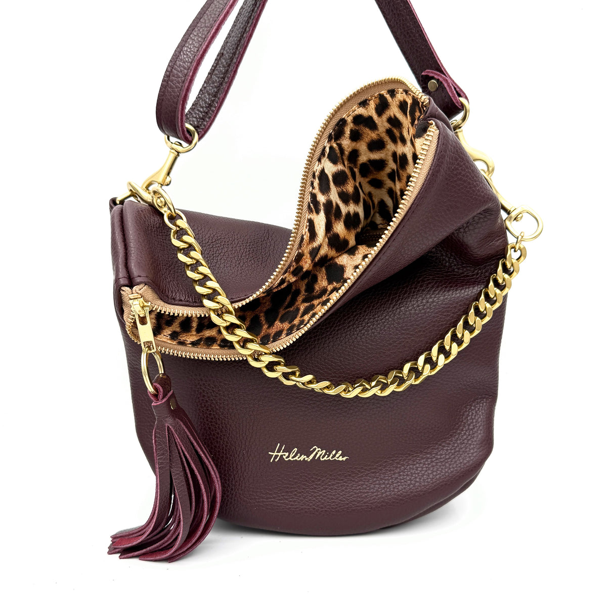 Mini Slouch - Mulberry Leather