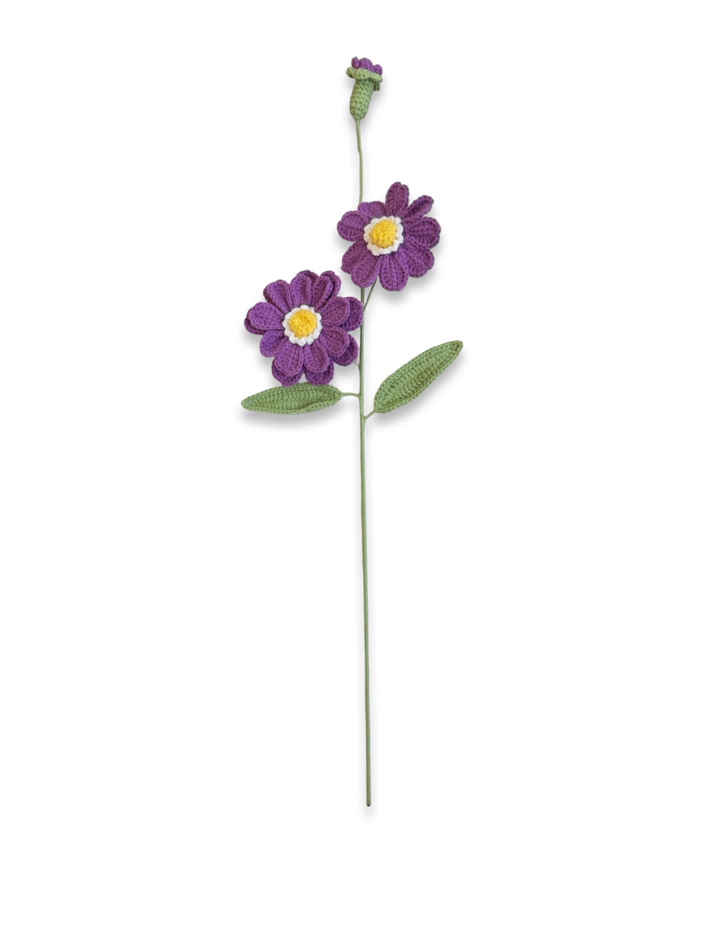 Crochet Zinnia - Purple