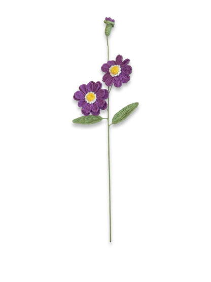 Crochet Zinnia - Purple