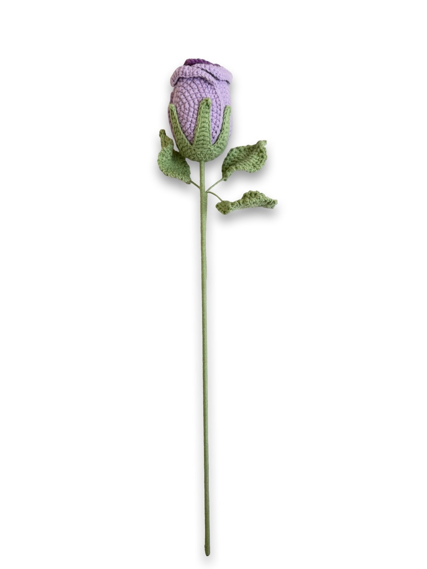 Crochet Rose - Purples
