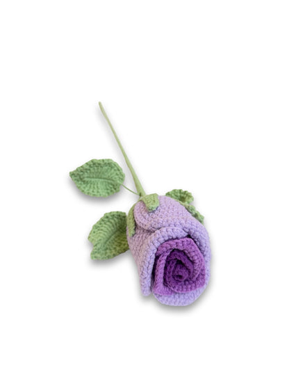 Crochet Rose - Purples