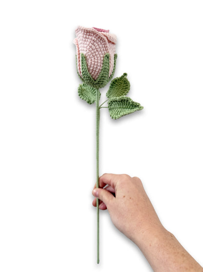 Crochet Rose - Pinks
