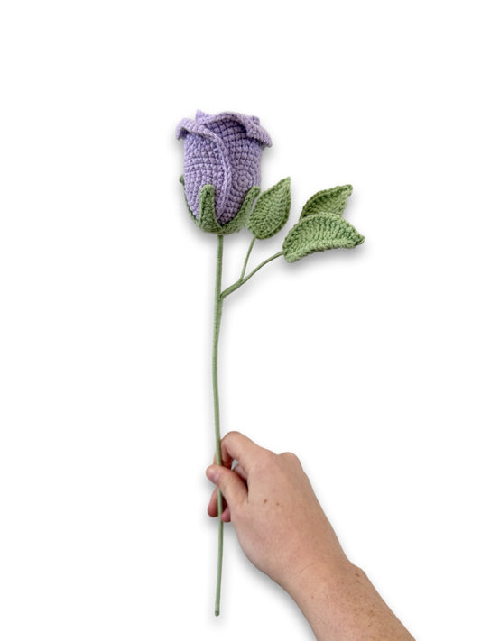 Crochet Rose - Light Purple